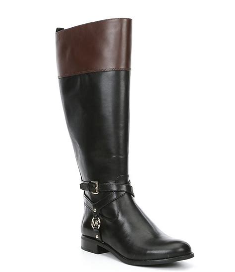 michael kors two tone boots on sale|two tone knee high boots.